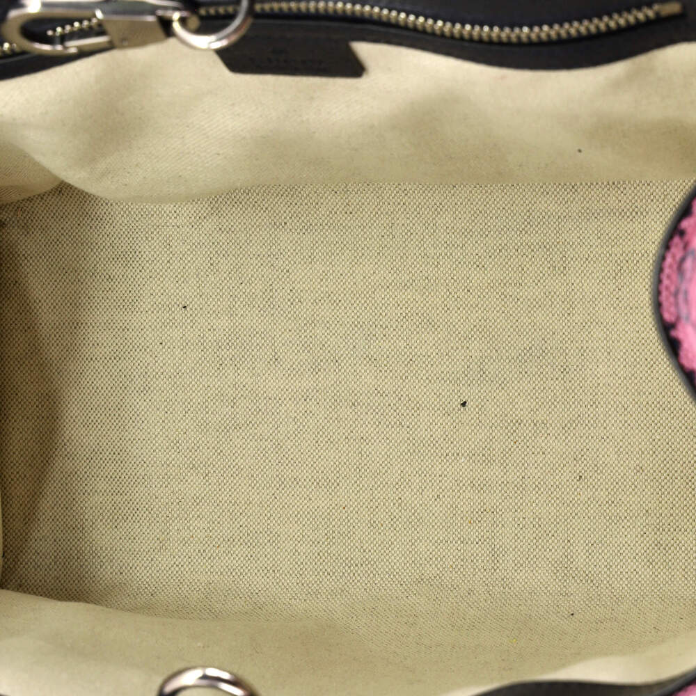 Structured Top Handle Open Tote Gg #191398G99B - image 5